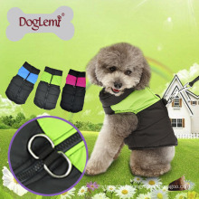 Dog Puppy Winter Puffer Vest coat pet jacket D-ring